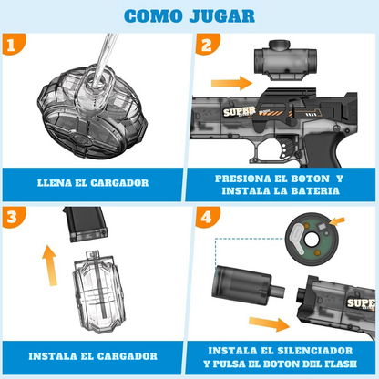 Pistola Eléctrica de Agua