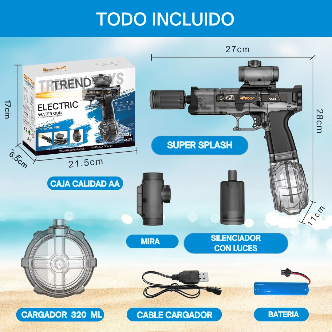Pistola Eléctrica de Agua
